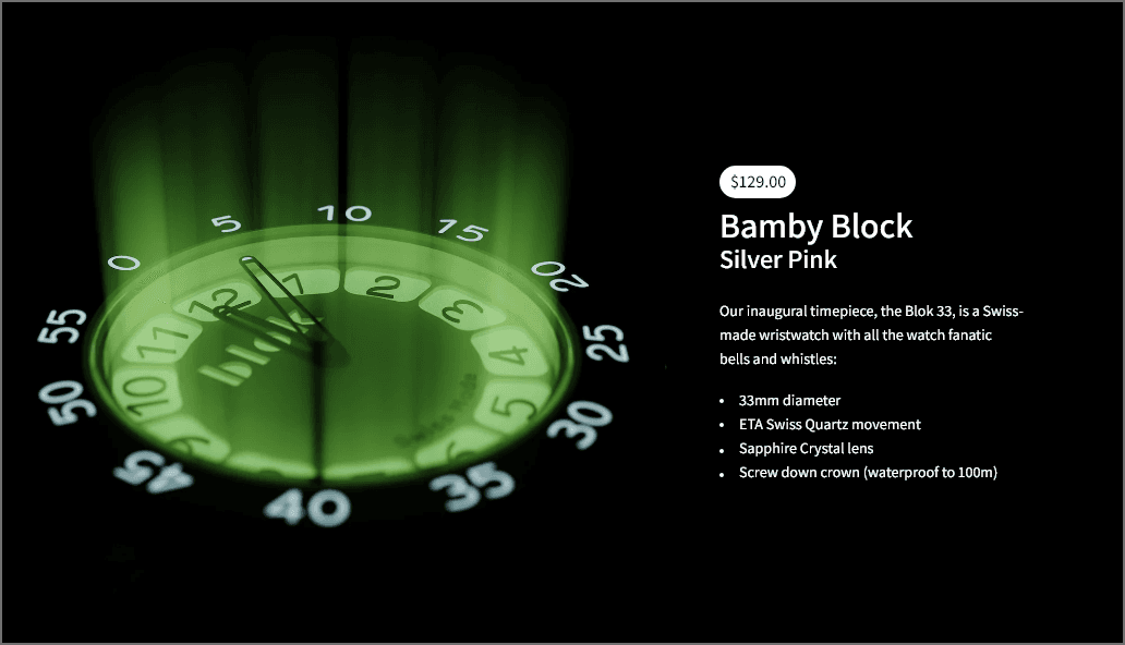 screen about black clock