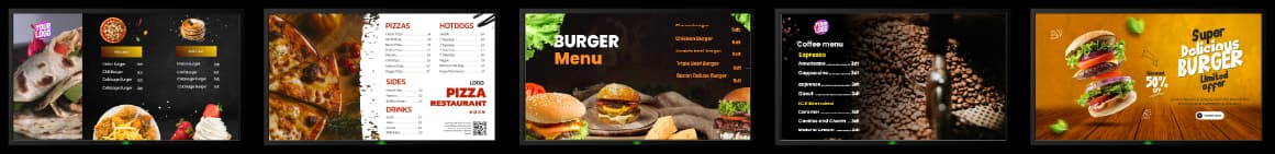 Restaurant's screens