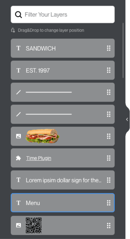 Screenflex - Designer - Layers