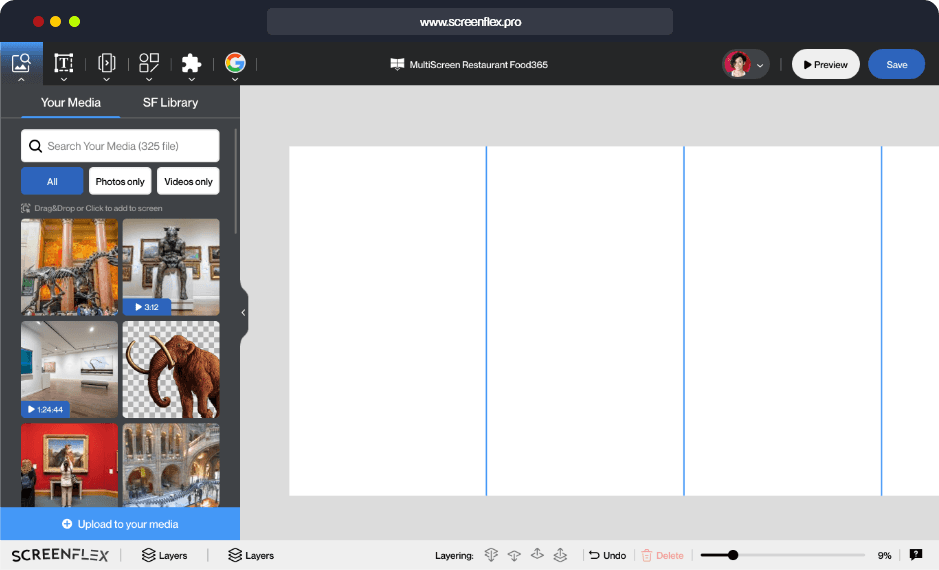 Screenflex - product recognition