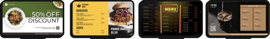 Restaurant's screens