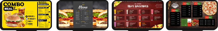 Restaurant's screens